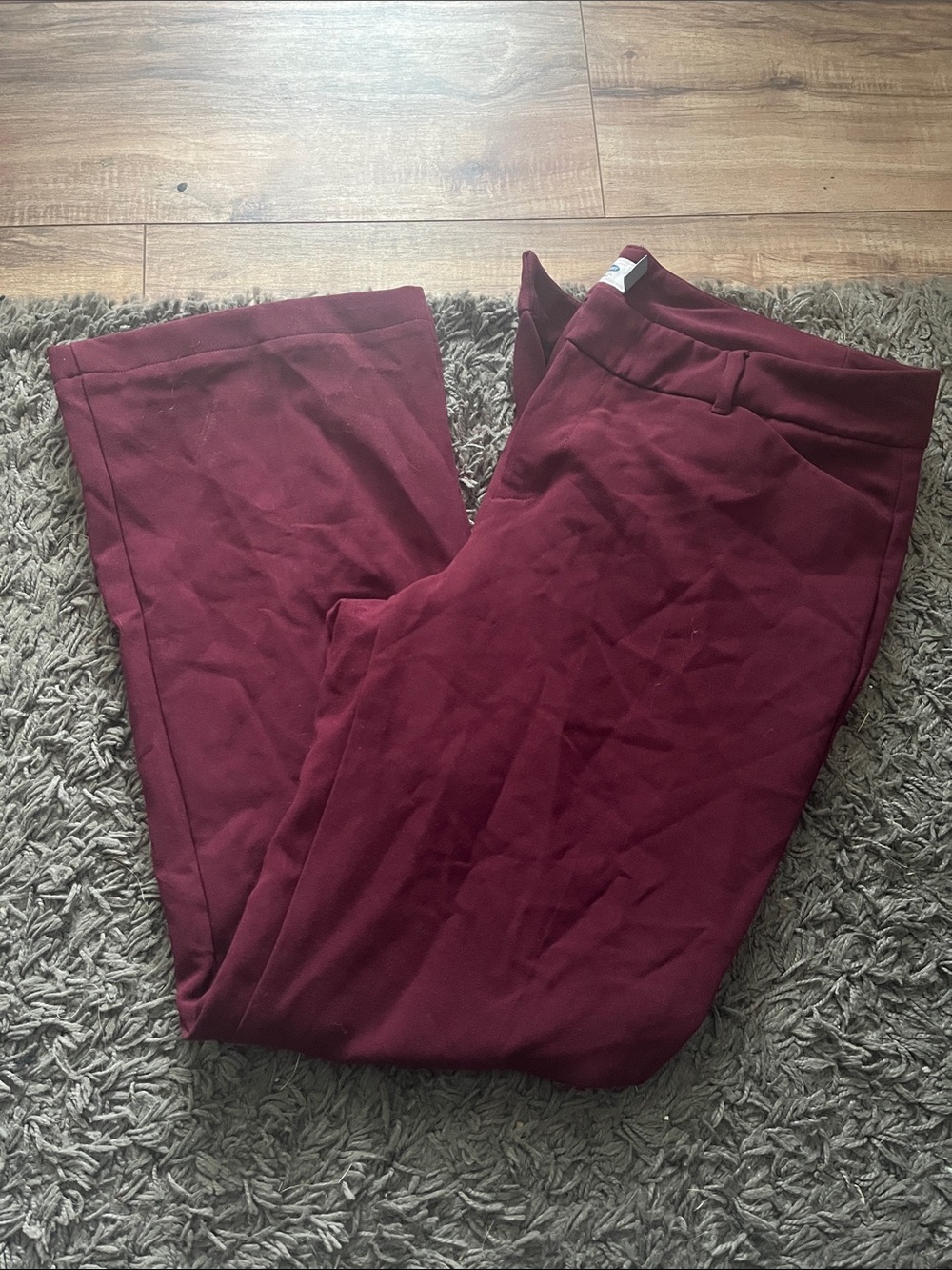 Burgundy Trousers